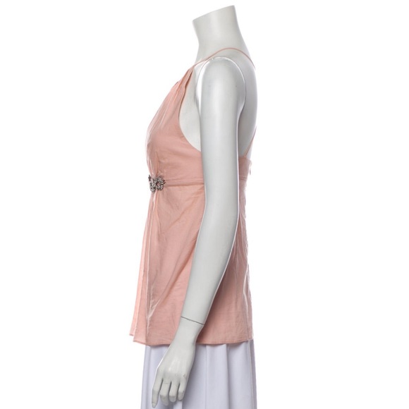 SOPHIE SITBON - Halter Neck Sleeveless Blouse in Good Condition (SH-002) - Picture 2 of 3